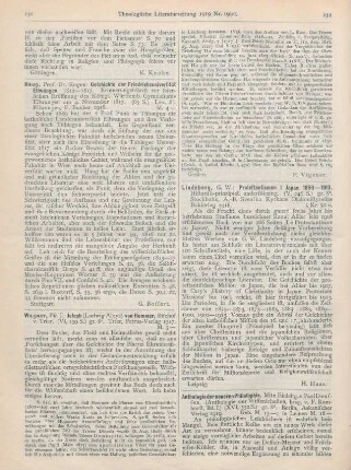 232 [Rezension] Lindeberg, G. W., Protestantismen i Japan 1859-1913