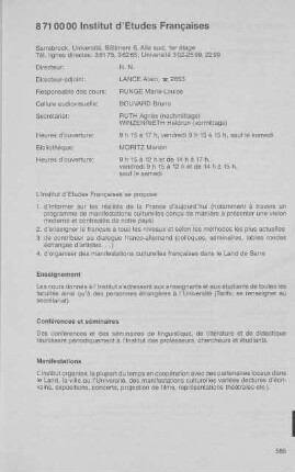 Institut d'Etudes Françaises