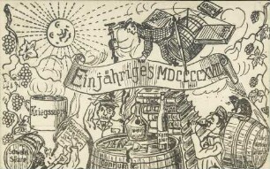 Einjähriges MDCCCCXVIII.