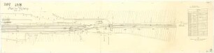 Fischer, Theodor; Pressburg (Bratislava, Slowakei); Wettbewerbs - Unterlagen - Bahnhofsgelände (Verkehrsplan)