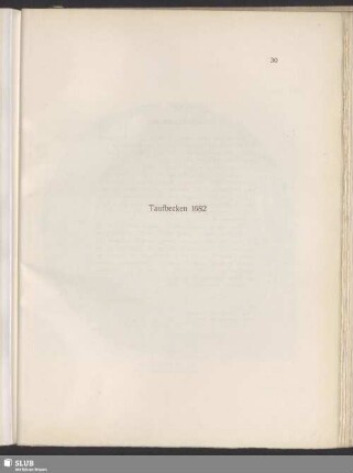 Taufbecken 1682