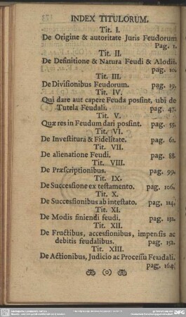 Index Titulorum