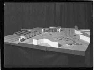 Heidelberg, Modell des neuen Hauptbahnhofs