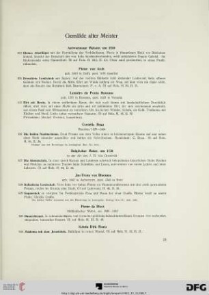 Gemälde alter Meister (Nr. 823-909)