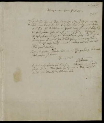 Nr. 105: Brief von Karl Otfried Müller an Karl Wilhelm Göttling, Göttingen, 1.3.1827