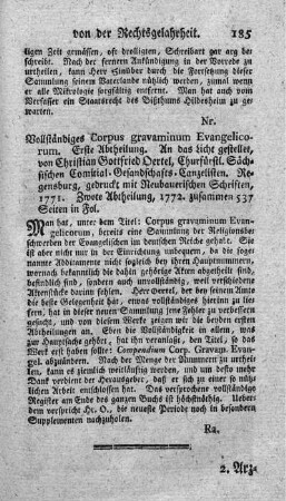 Vollständiges Corpus gravaminum Evangelicorum. Abt.1.2.