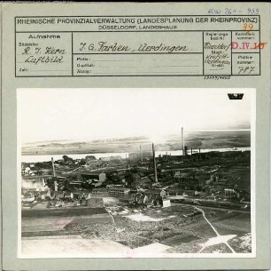 Krefeld-Uerdingen, I.G. Farben, Industrieanlage