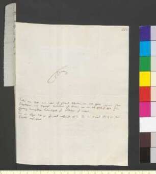 Brief von Reindl an Goethe, Johann Wolfgang von