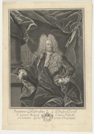 Bildnis des Joannes Godofredus â Diesseldorff