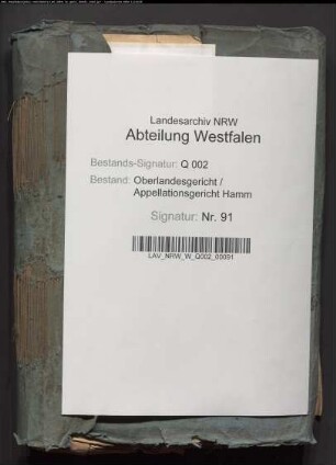 Reorganisation der Gerichte