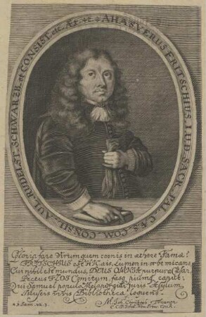 Bildnis des Ahasverus Fritschius