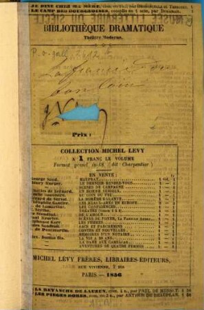 La fiancée du bon coin : Tableau populaire en un acte, melée de chant. Par MM. Marc-Michel et [Eugène] Labiche