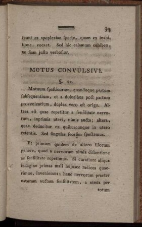 Motus Convulsivi.