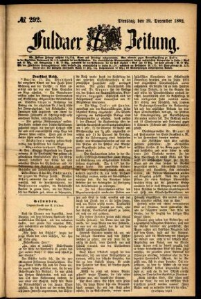 Ausgabe vom Dienstag, den 19. Dezember 1882.