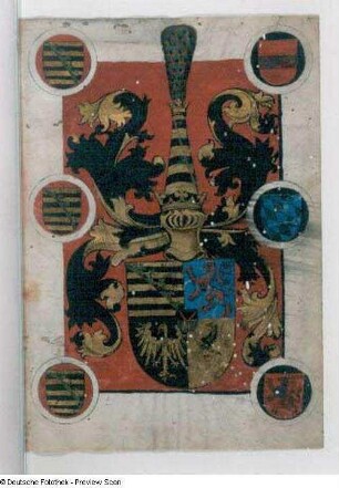 Kursächsisch-hessisches Allianzwappen, Blatt 3r