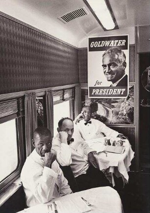 Johnson ist ihre Wahl – sie arbeiten auf dem Wahlkampf-Zug von Barry Goldwater, Ohio, September 1964