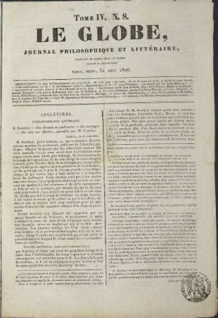 1826, 8: Heft