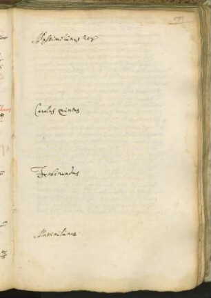 Namen der röm.-dt. Kaiser von Maximilian I. (1508-1519) bis Maximilian II. (1564-1576), lat.-ital. (Nachtrag)