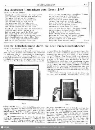 Den Deutschen Uhrmachern zum Neuen Jahr!