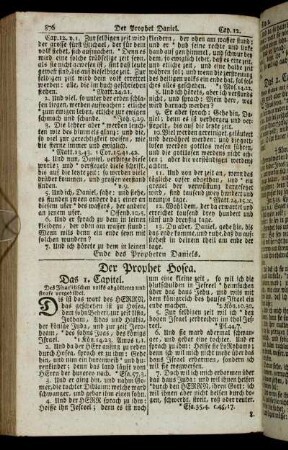 Der Prophet Hosea.