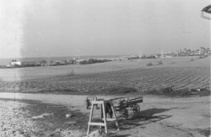 Felder bei Tripolis : Blick über eine Landschaft mit Feldern