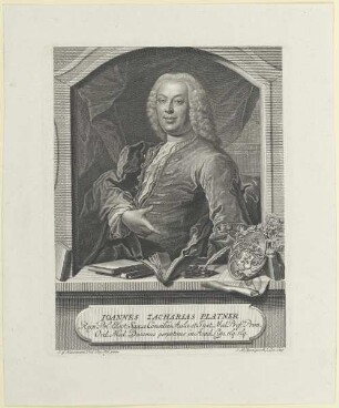 Bildnis des Ioannes Zacharias Platner