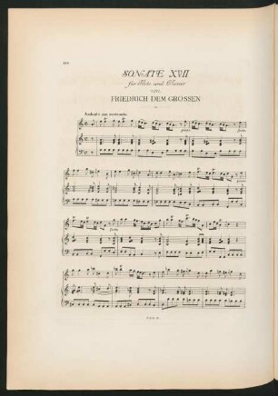 Sonate XVII (a-Moll)