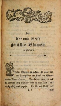 Die Art und Weise durch eine regelmäßige Ordnung der Cultur oder Wartung, gefüllte Blumen aus einfachen zu ziehen
