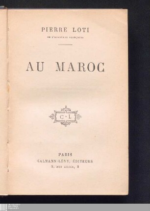 Au Maroc