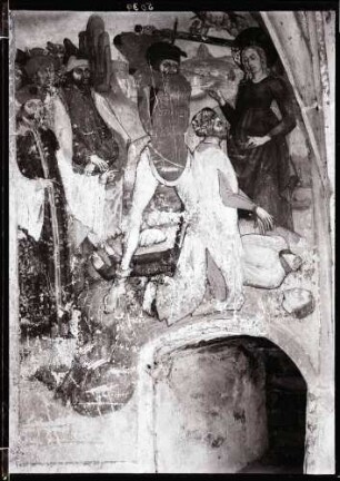 Margarethenkapelle; Wandbild, Enthauptung