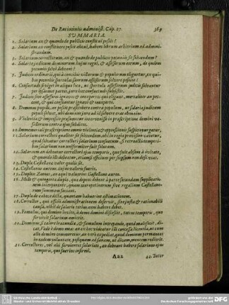 Caput XXVII. De salariis ab administratoribus datis, & ab aliis recipiendis prosuo labore