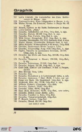Graphiken (Nr.157-191)