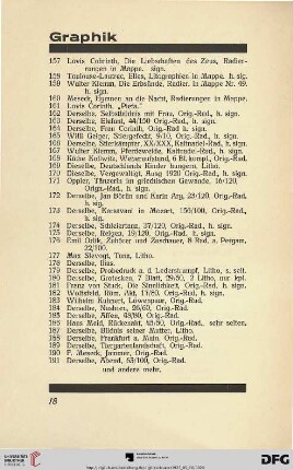 Graphiken (Nr.157-191)
