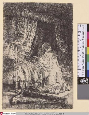 [David im Gebet; David in Prayer; David priant Dieu]