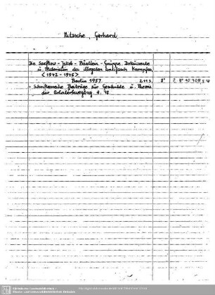 Nietsch, Gerhard (Nitzsche)