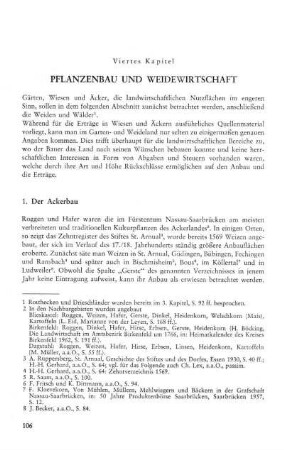 4. Kapitel: Pflanzenbau und Weidewirtschaft
