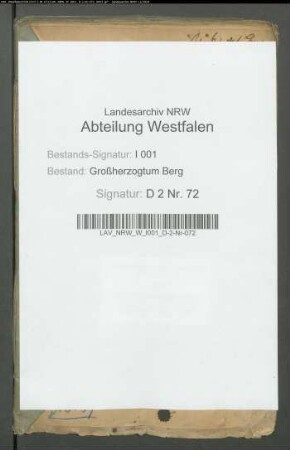 Ablösung der dem Stift Freckenhorst zustehenden Renten und Prästationen
