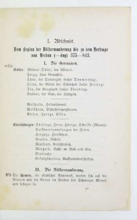 I. Abschnitt. Vom Beginn der Völkerwanderung bis zu dem Vertrage von Verdun (-öng) 375-843