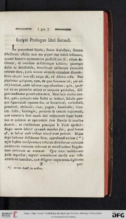Incipit Prologus libri secundi