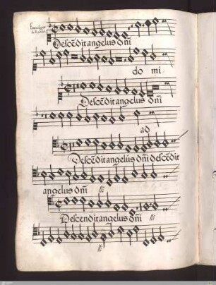 Franciscus de Rivulo : Descendit angelus domini