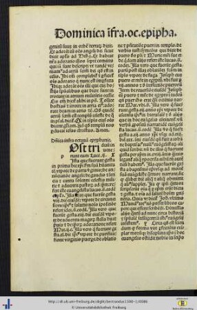 Dominica infra octavia epyphanie, Sermones I-III