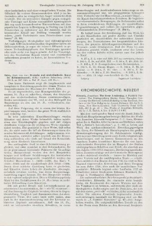 927-928 [Rezension] Osten, Gert von der, Deutsche und niederlaendische Kunst der Reformationszeit