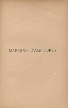 Marques d'amphores