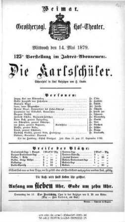 Die Karlsschüler