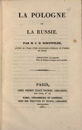 La Pologne et la Russie
