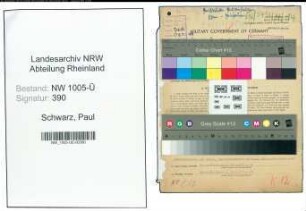 Entnazifizierung Paul Schwarz , geb. 10.12.1891 (Gartenmeister)