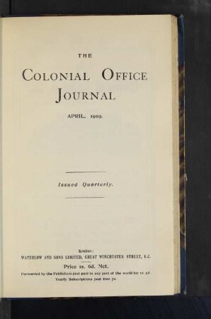 April, 1909