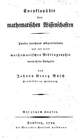 Encyklopädie der mathematischen Wissenschaften