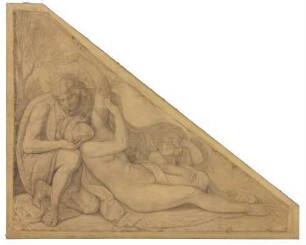 Apoll und Daphne. Karton zu den Deckenbildern der Münchner Glyptothek