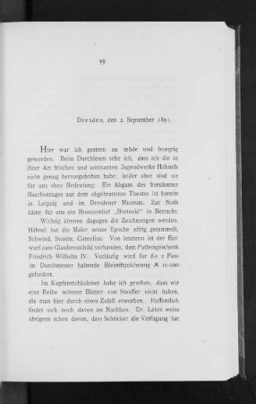 Dresden, den 2. September 1891.